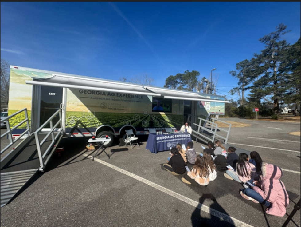The mobile classroom is part of the Georgia Ag Experience, an educational program funded by...