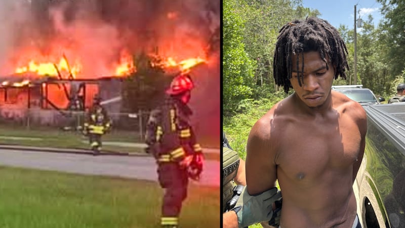 Jamal Hester, 20, was arrested in Dunnellon on arson charges in connection with a house fire...