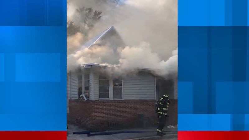 There was a structure fire at the intersection of East M.L.K. Drive and South Lee Street.