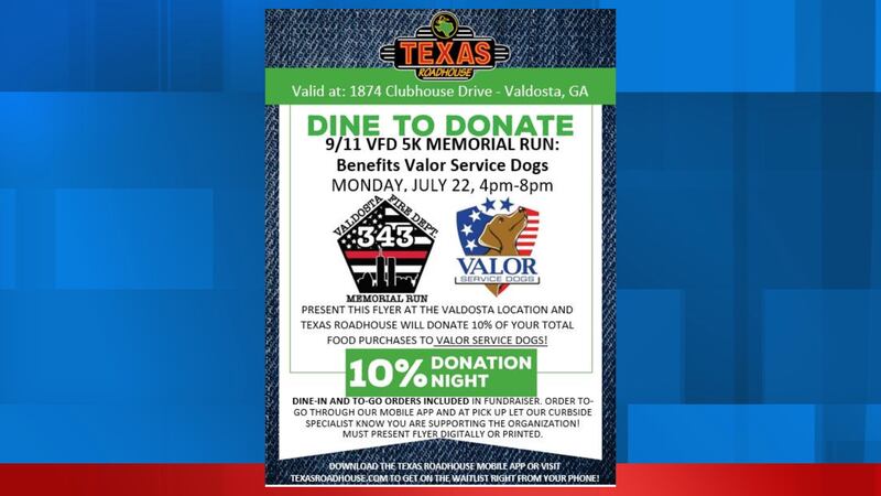 Fundraiser to be held to support 9/11 Memorial 5K Run in Valdosta