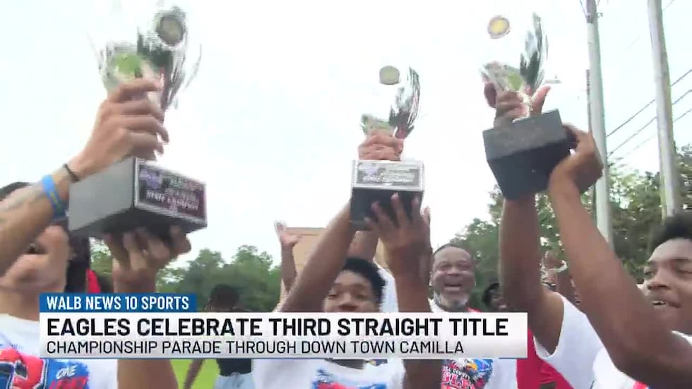 Mitchell County celebrates third straight track and field title