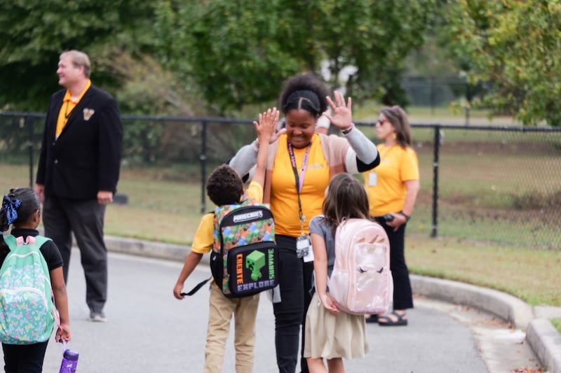 Students returned Monday, Sept. 29, with support from district leaders, teachers and staff at...