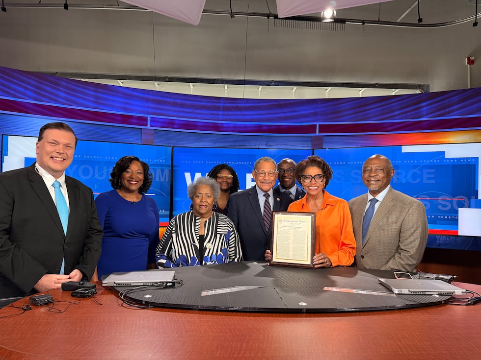 Congressman Sanford Bishop stopped by during WALB’s six o’clock newscast to let Karla...