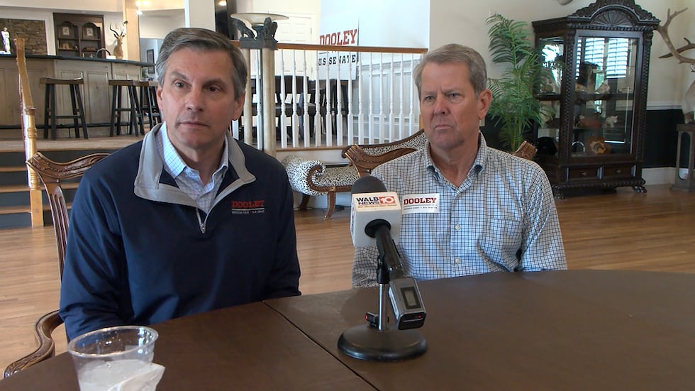 Dooley, Kemp tour South Georgia, make case against Ossoff