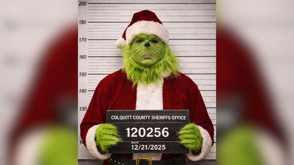 Grinch arrested in Colquitt County after days on the run