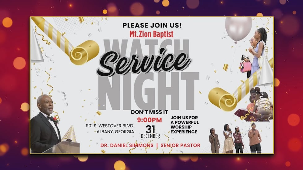 Albany’s Mt. Zion Baptist Church invites community to Watch Night Service