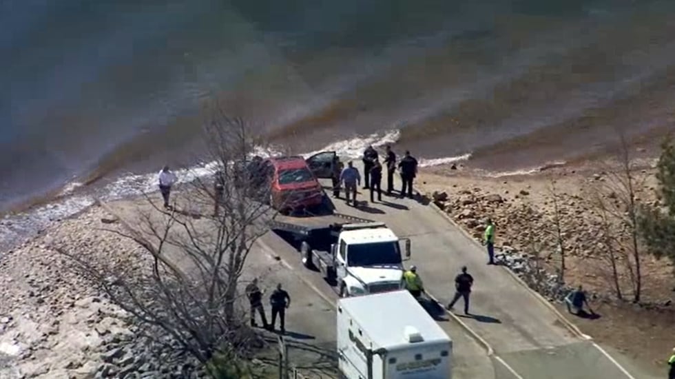 A car was pulled out of Lake Lanier early Monday afternoon. It happened at Tidwell Park.