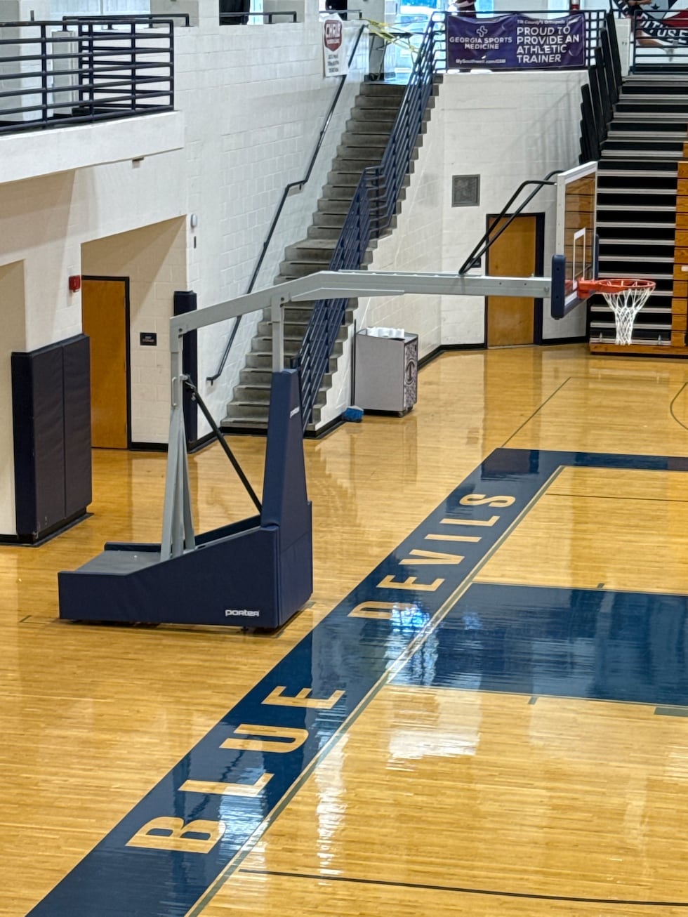 The Basketball Goals were also original to the building.