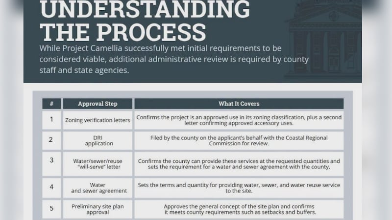 Effingham County has outlined a 12-step review process for the planned $20 billion OpenAI data...