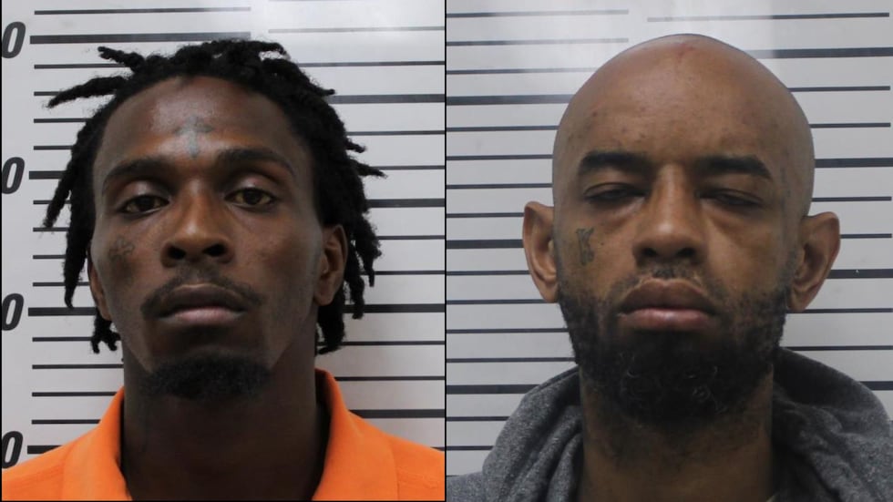 Kennedy (left) and Caldwell (right) escaped from the Colquitt County Jail on Dec. 16.