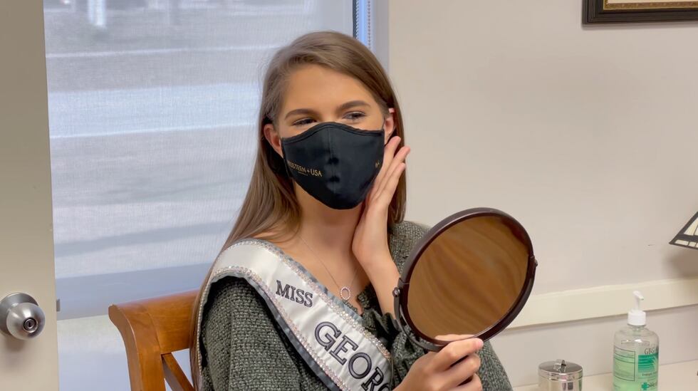 The company Starkey gifts pageant queen hearing aids.