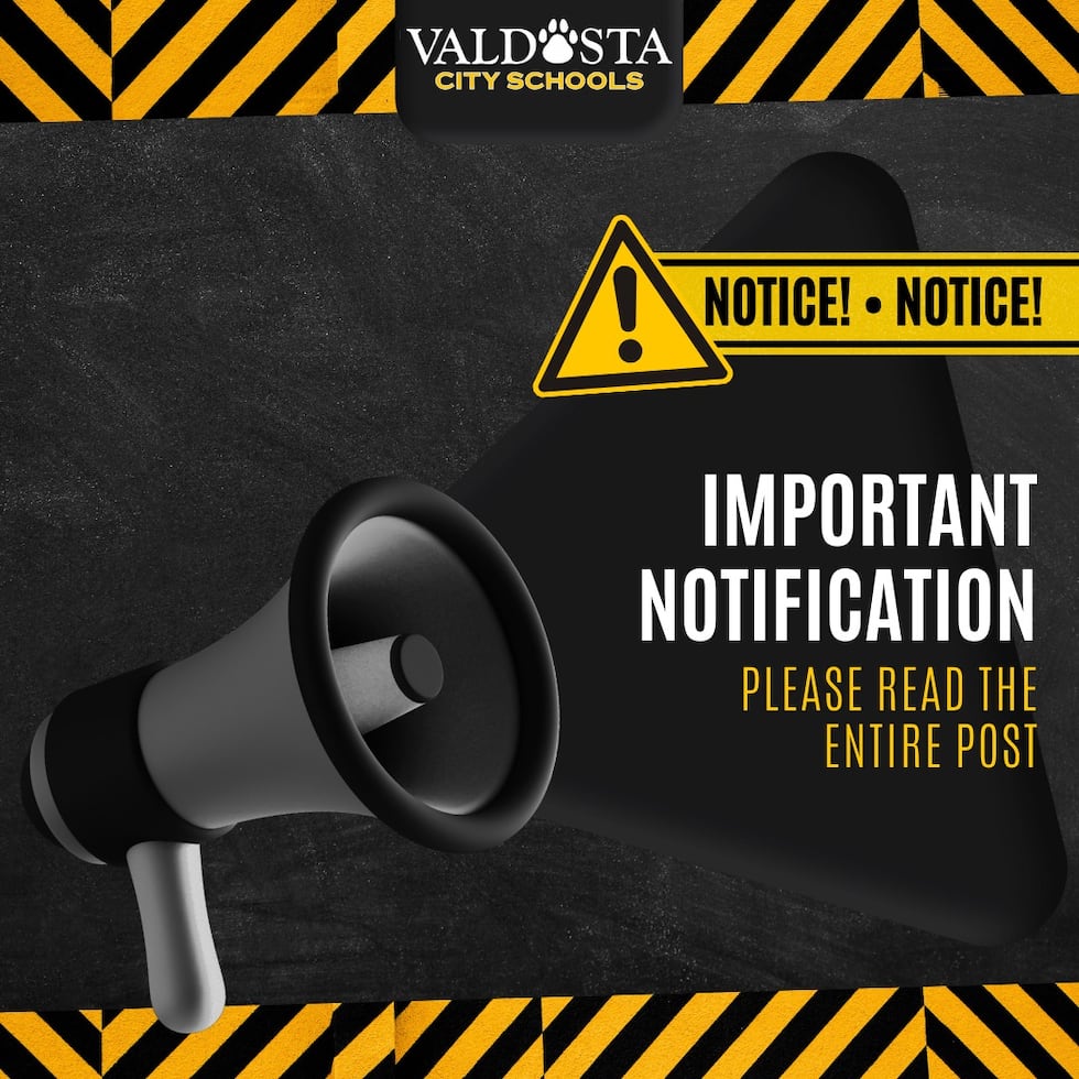 Valdosta City Schools responded to discussions of student walk-out on social media, Monday,...