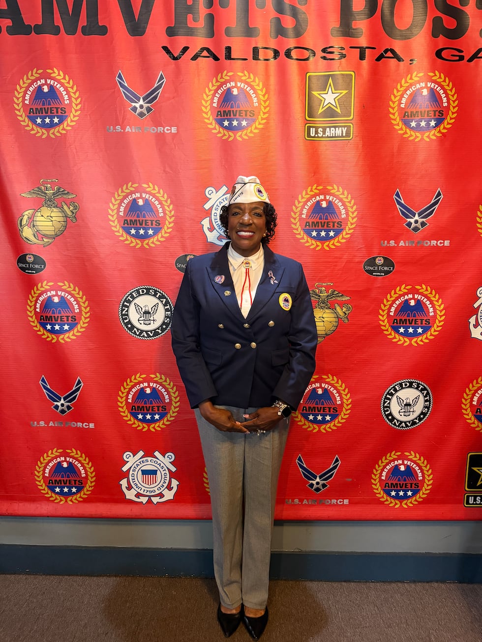 Making history as the First Female Commander in the 72 years of the J.C. Williams AMVETS Post...