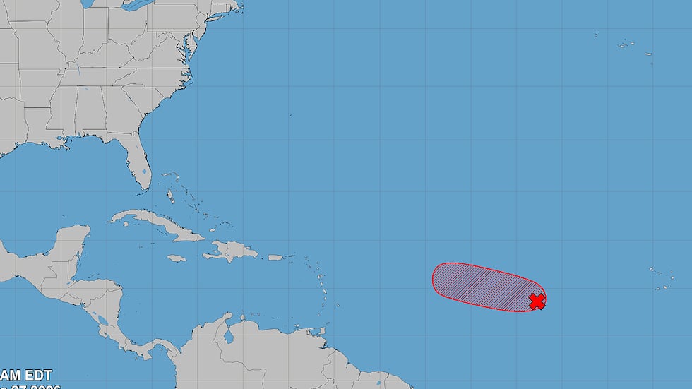 Tropical Storm Dolly formed Thursday in the Atlantic Ocean far from land, and forecasters...