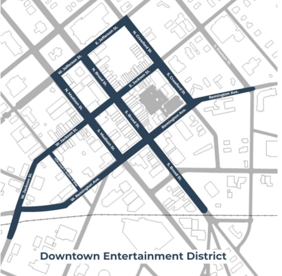 The City of Thomasville approved the establishment of an entertainment district at its regular...
