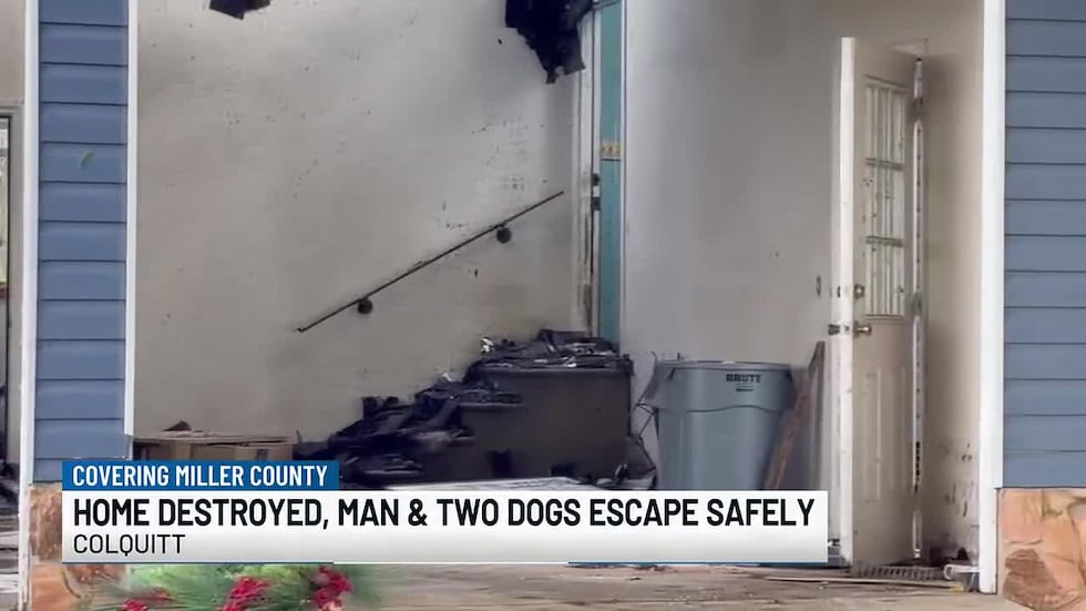 Homeowner’s dogs alerted him to flames before he escaped uninjured