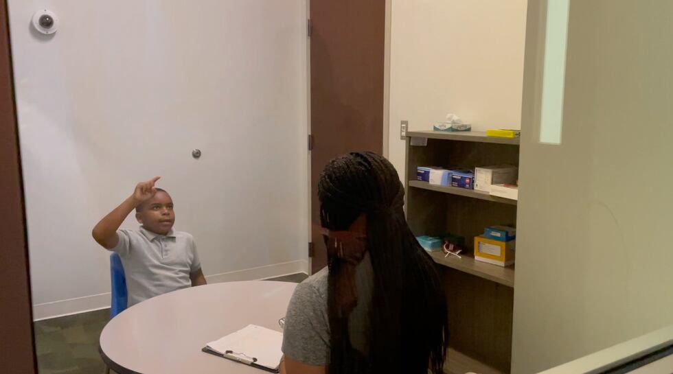 Graduates in the speech-language pathology program provide the services.