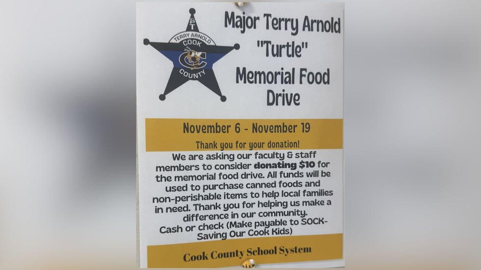 Honoring “Turtle”: Food drive keeps late Cook County resource officer’s legacy alive