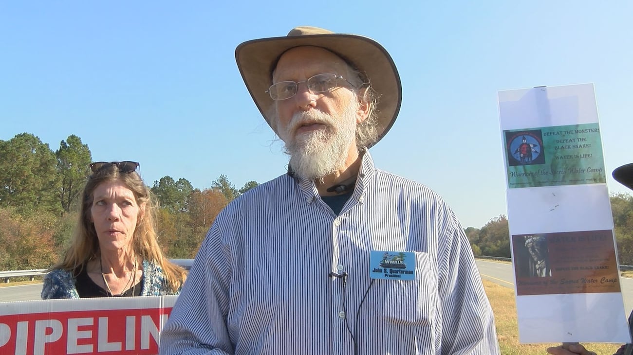 There is no excuse for this pipeline and it is massively destructive, said John Quarterman. (Source:WALB)