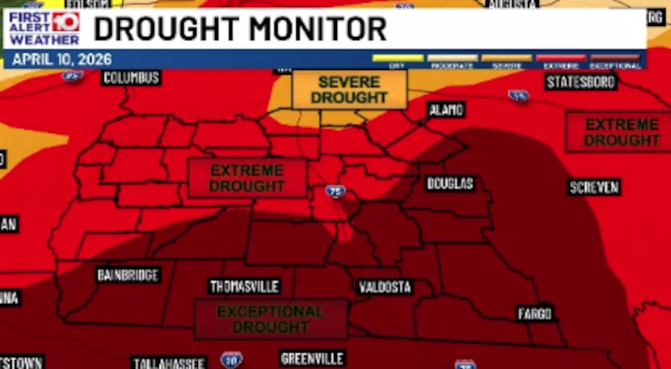 Exceptional and Extreme Drought Still Holding Strong.