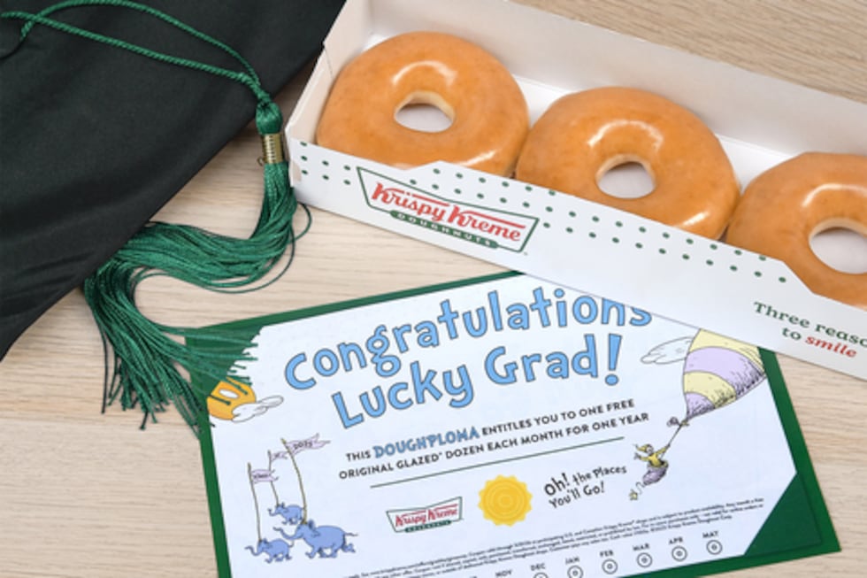 Krispy Kreme offering free doughnuts to high school, college graduates