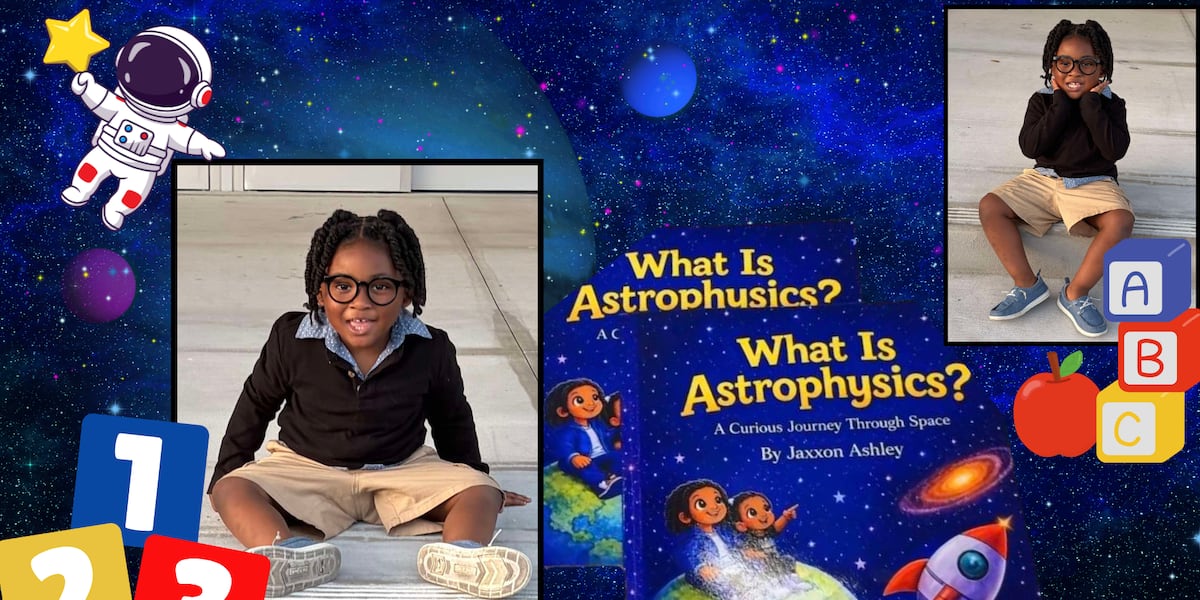 3-year-old author goes from ABC’s to Astrophysics