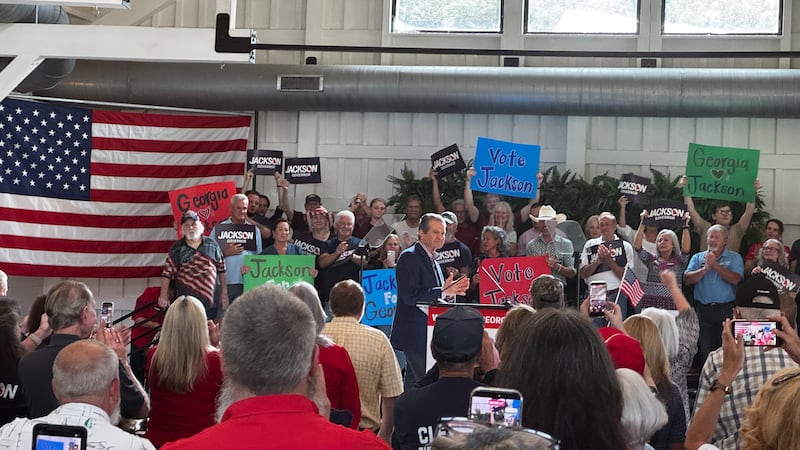 Rick Jackson calls for GOP unity in first rally as governor nominee