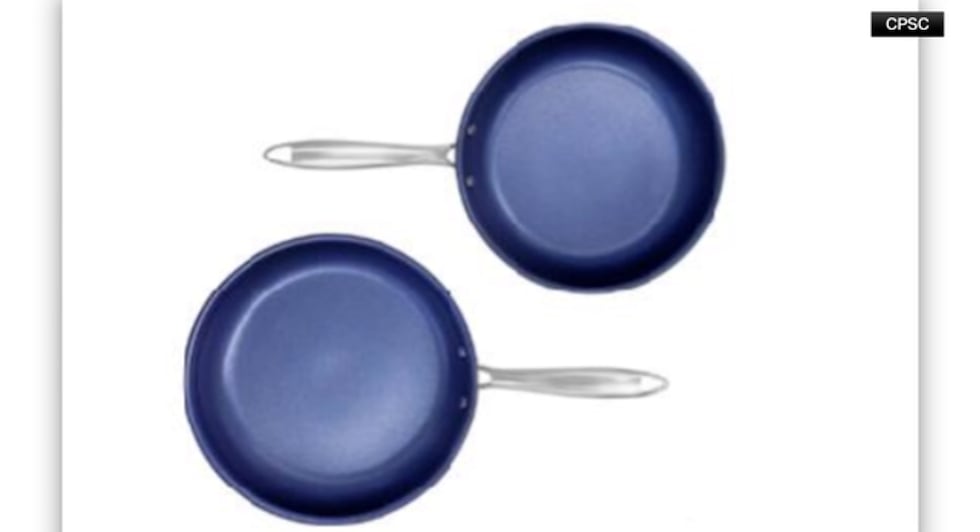 The pans were recalled due to burn risk