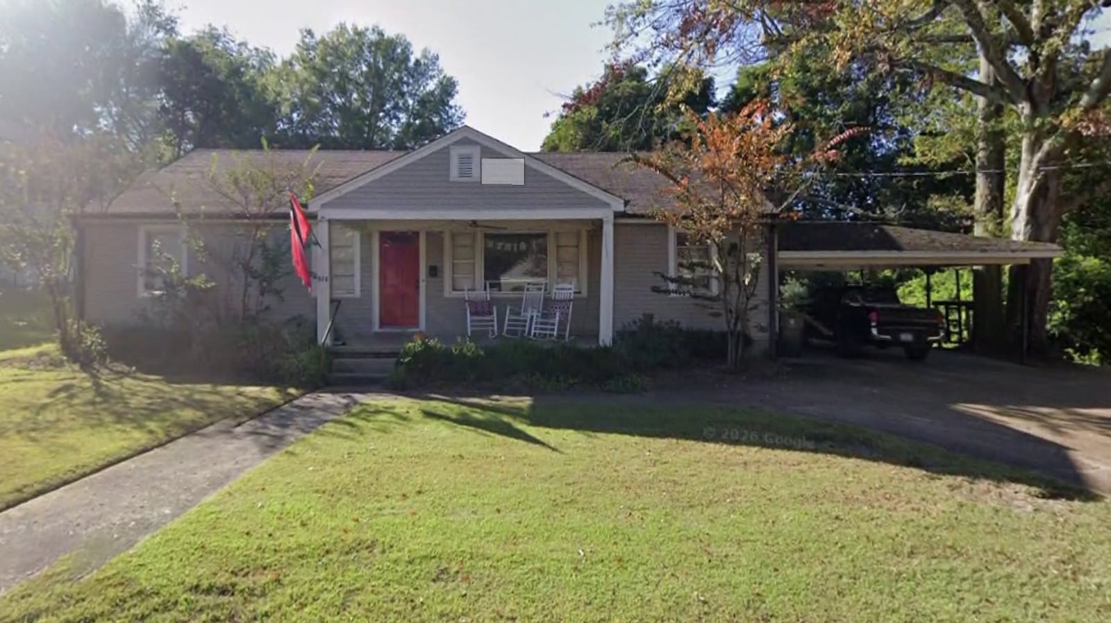 Robert Strang's home on Van Buren Avenue in Oxford