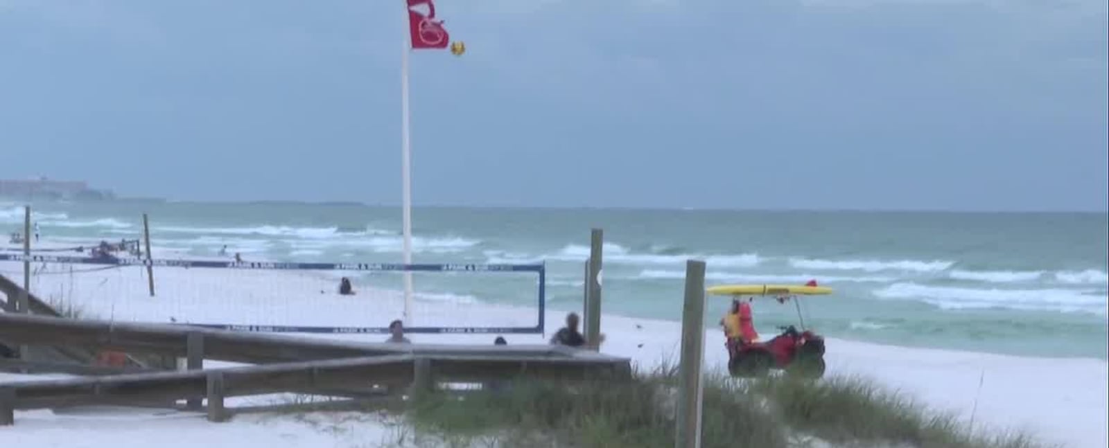 The surf is rising, raising concern for sand dunes along Okaloosa Island, part of the Gulf...