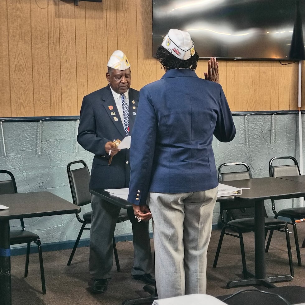 Making history as the First Female Commander in the 72 years of the J.C. Williams AMVETS Post...