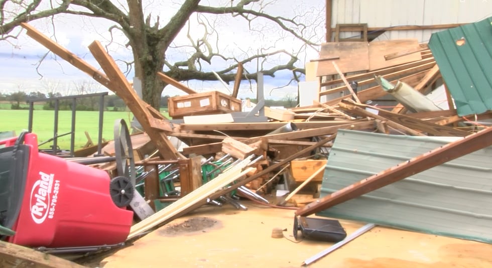 Storm destroys Quinlan Parker’s family barn in Worth County, leaving heartbreak and memories...