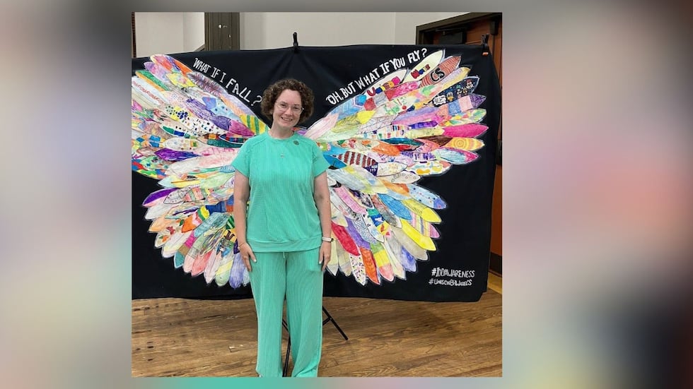 Bobbie Davis-Johns, a suicide survivor and representative of Unison Behavioral Health.