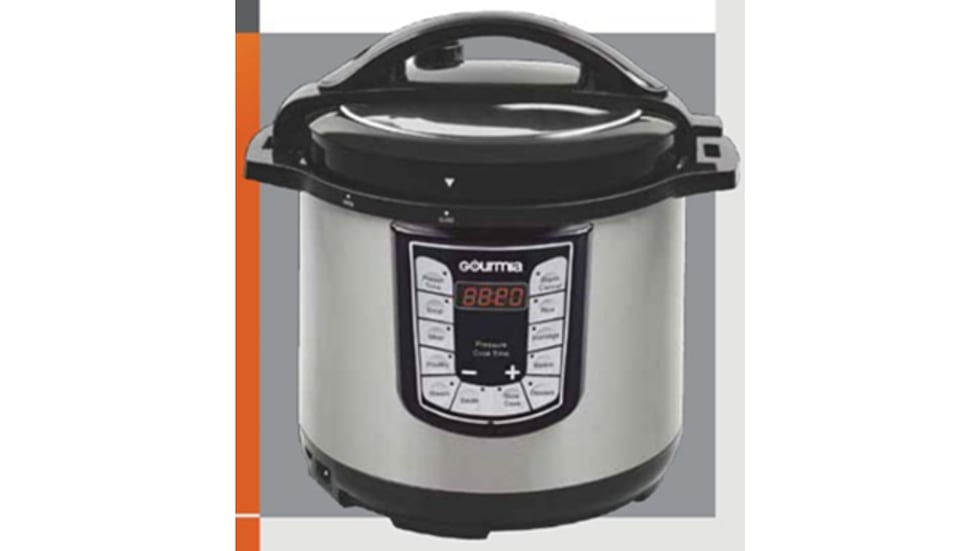 The Gourmia 6-quart pressure cookers were sold between 2017 and 2020 at Best Buy, other...