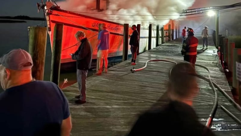 GoFundMe launches after shrimp boat Miss Kristin destroyed in McIntosh County fire