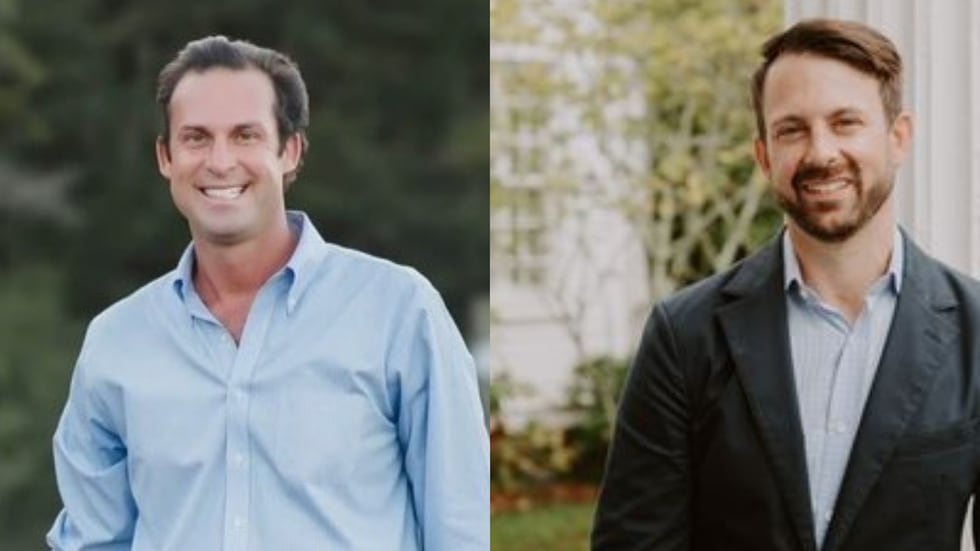 Bobby Mehan, left, and Josh Tolbert, right, are vying for the Republican nomination for the...