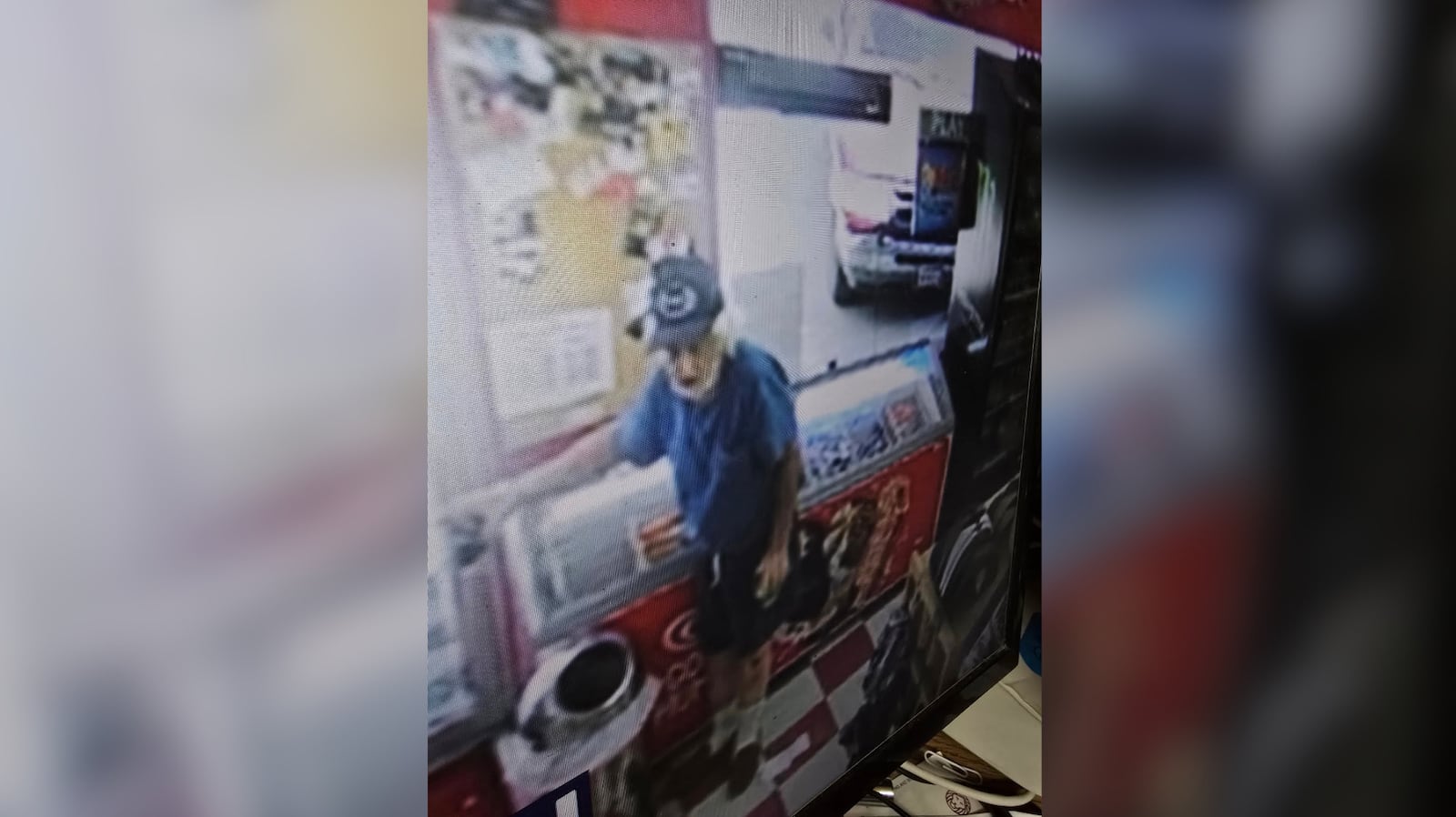 Suspect also accused of defecating in parking lot and inside store, police say