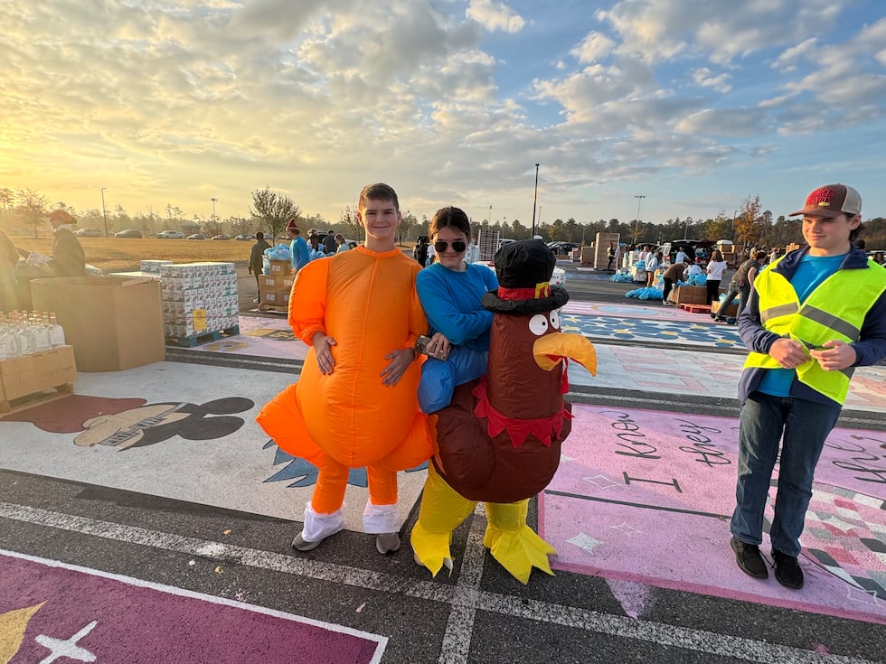 Organizers, families in line, and Valdosta High volunteers helping with traffic are expected...