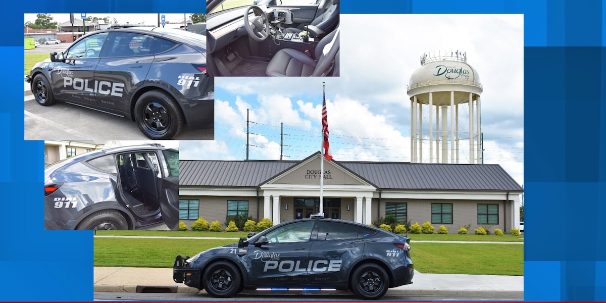 Douglas Police Department unveils new Tesla patrol and administrative ...