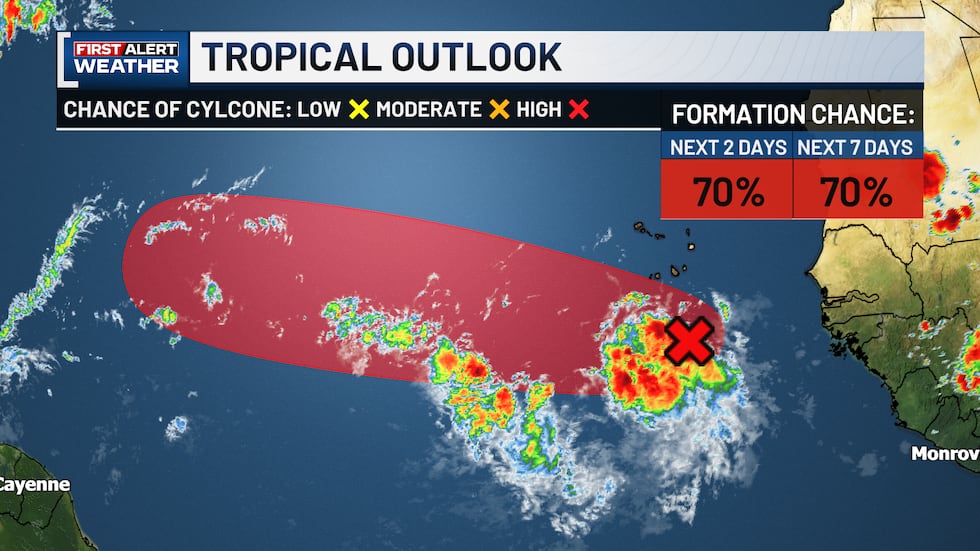 Formation of "Dolly" likely within next 2 to 7 days
