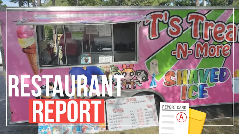 T's Treats food truck got a perfect score of 100 on their food service inspection on Friday,...