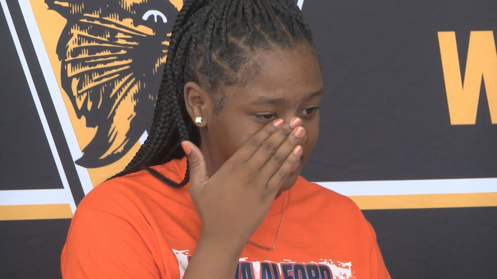 Alford makes history becoming the first Lady Cat to sign for flag football
