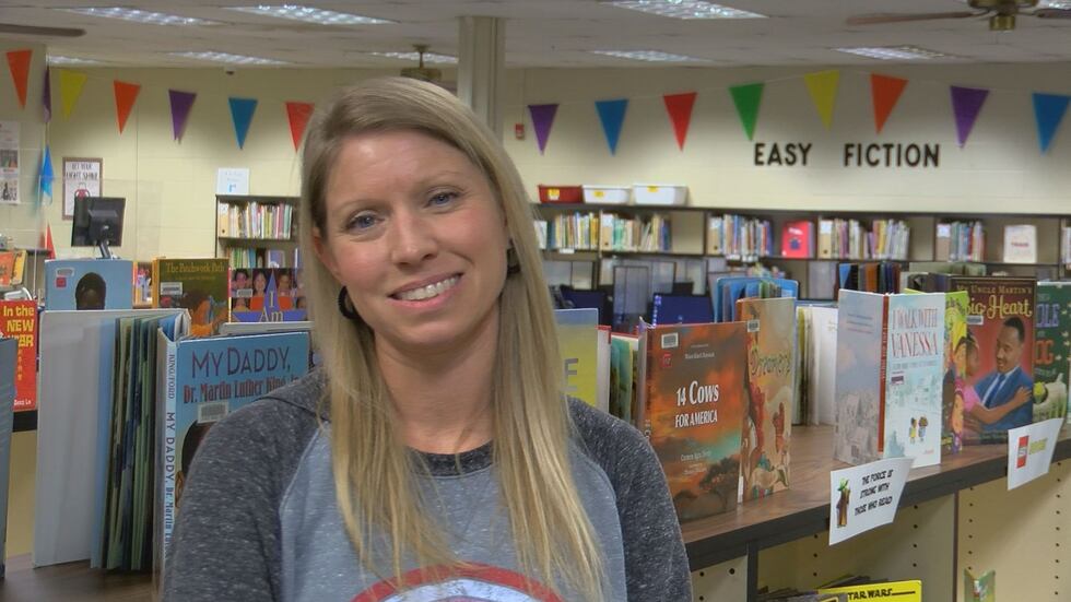 The book was dedicated to Christie Willis, Houston's first grade teacher.