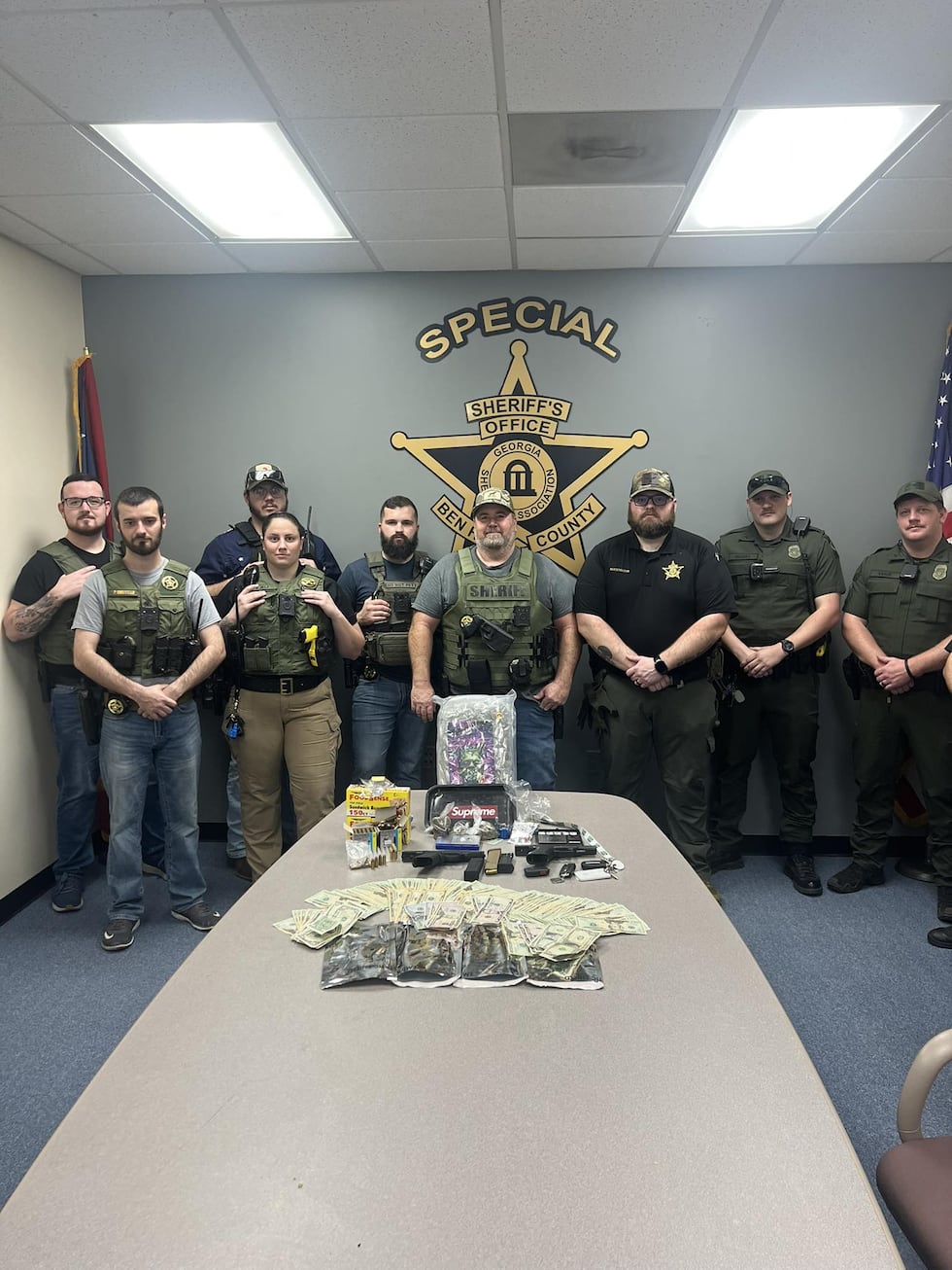 Veterans High School teacher, football coach among 3 arrested in Ben Hill County drug bust