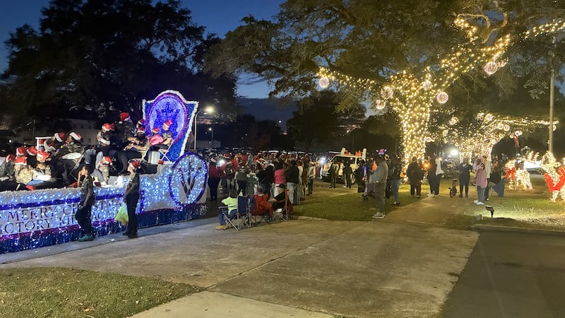 Albany Christmas Parade floats