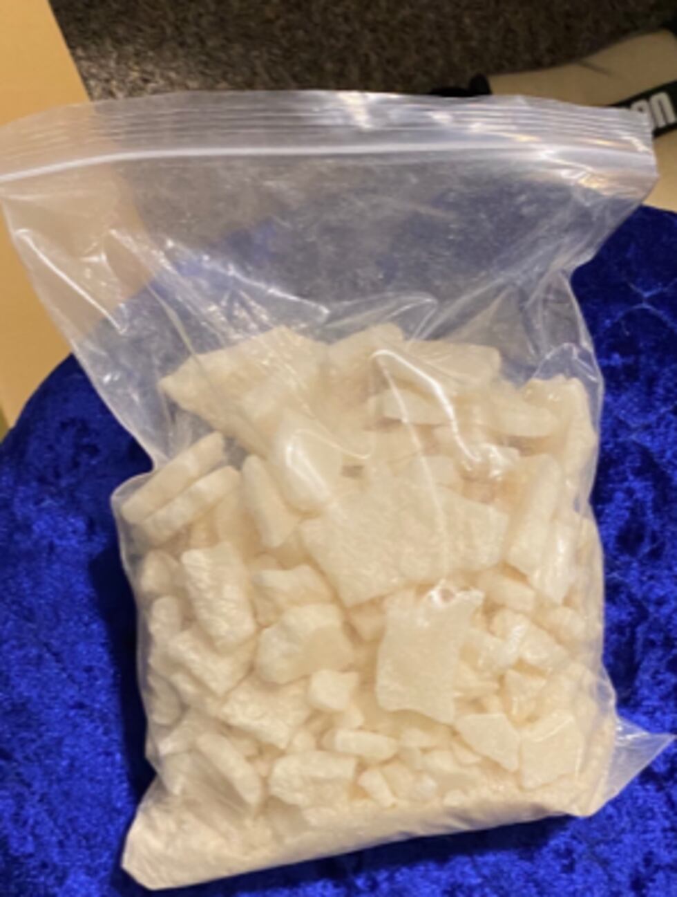 Photo of recovered items and illegal drugs found by the Tift County Sheriff's Office