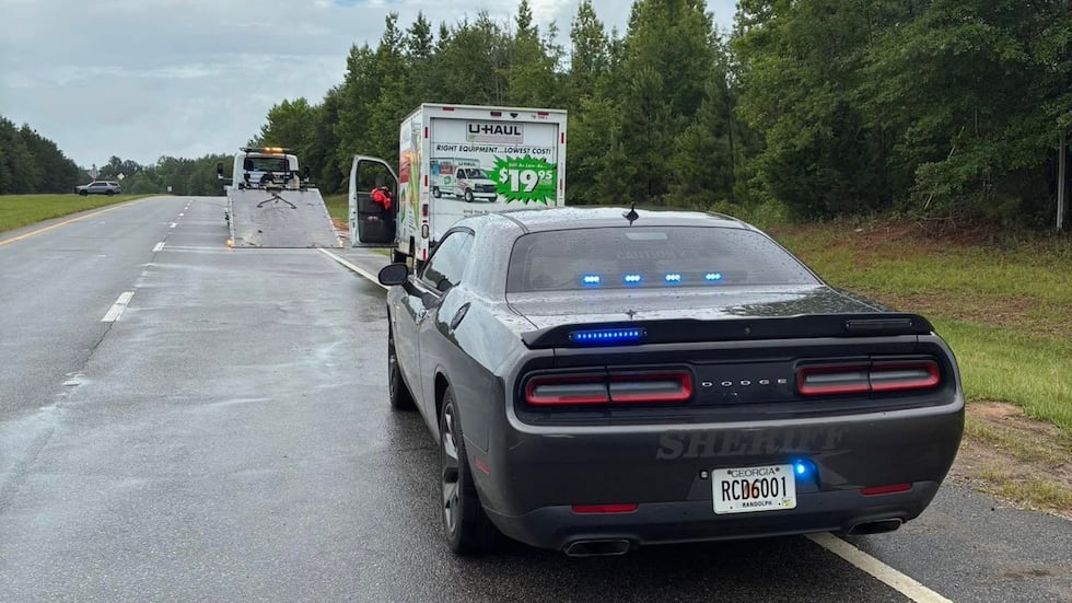 Two people are behind bars after deputies stopped a stolen U-Haul traveling through Randolph...