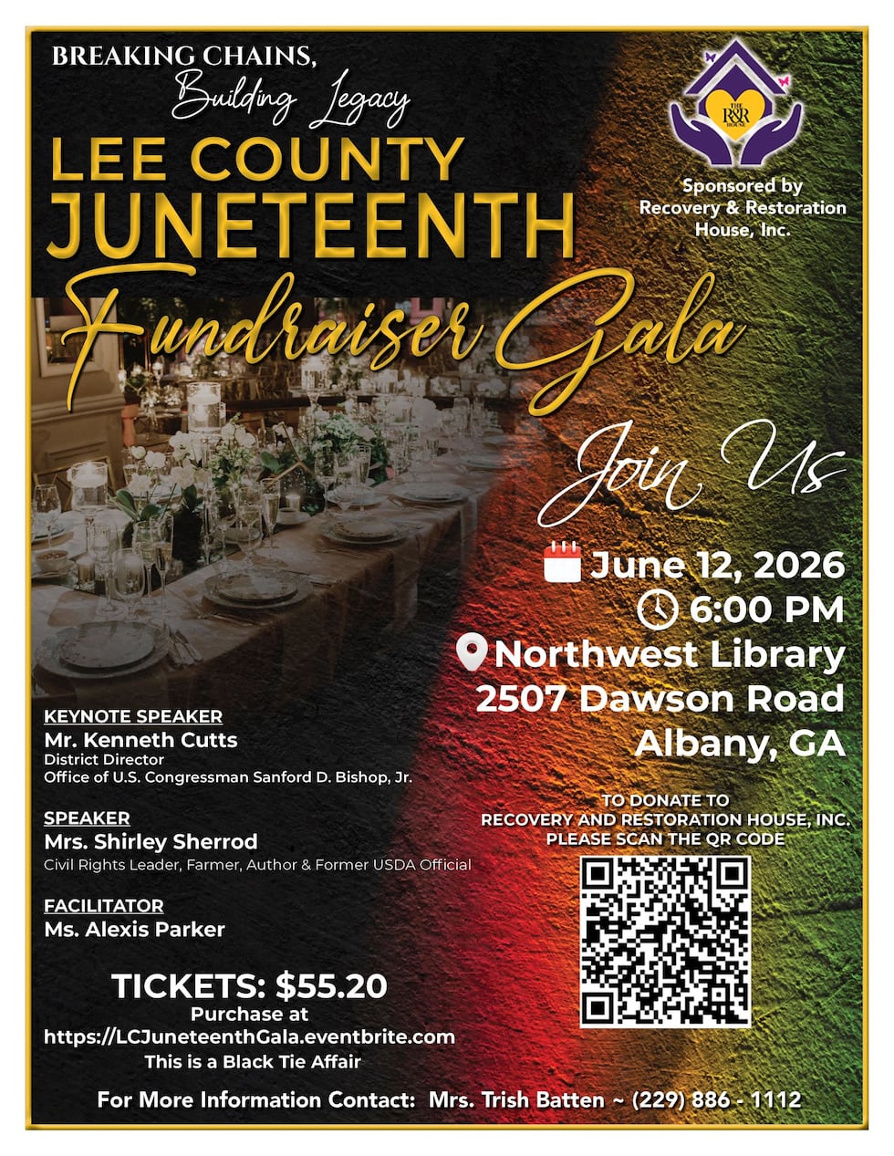 Juneteenth Fundraising Gala, Lee County
