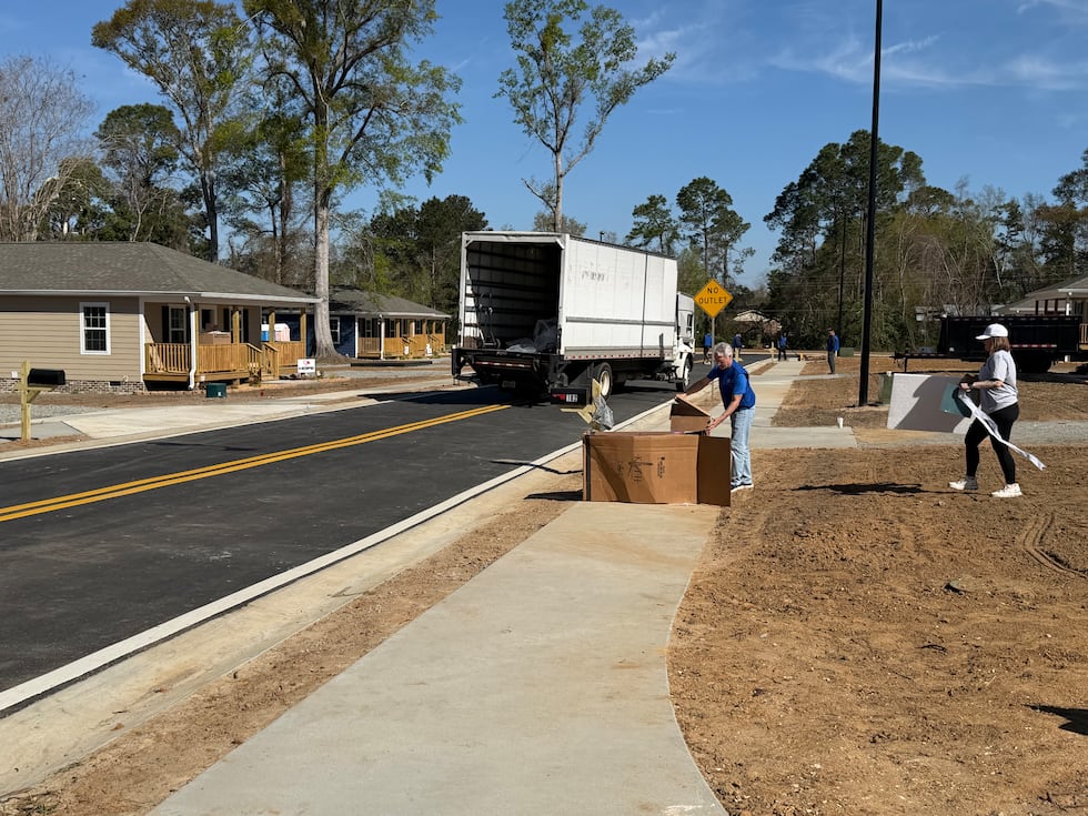 Volunteers furnish homes for families displaced by Hurricane Helene