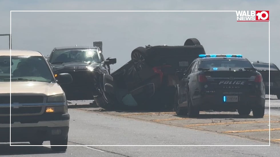 APD is on the scene of a crash on Nottingham Way on Sept. 9, 2025.